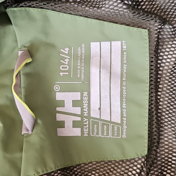 Helly Hansen Shelter Outdoor Waterproof Jacket, Size Toddler 4 - Picture 3 of 15